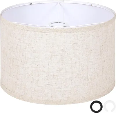 Image de Abat-jour en lin de remplacement pour lampadaires