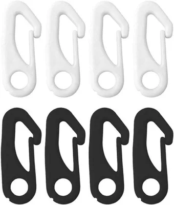 Produktbild von Nylon Flaggenmastklemmen, hochwertige Nylon-Bevestigungsklemmen, 8 Stück