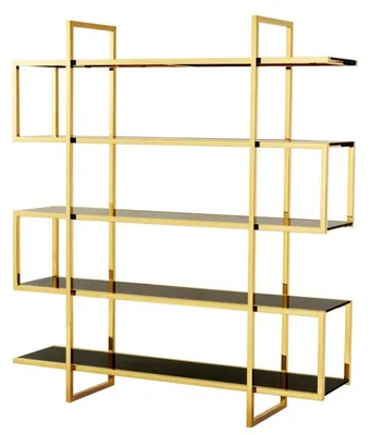 Immagine prodotto di Casa Padrino scaffale oro 160 x 42 x h. 180 cm - Mobili per hotel di design