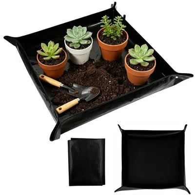 Produktbild von Wasserdichte Pflanzenmatte, 100 x 100 cm - Ideal zum Umtopfen und Beschneiden