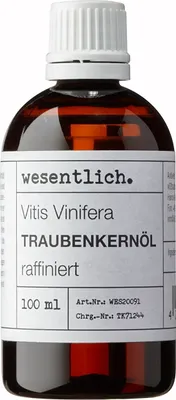 Produktbild von Traubenkernöl (100ml) - 100% reines Öl ohne Zusätze oder Konservierungsstoffe von wesentlich.