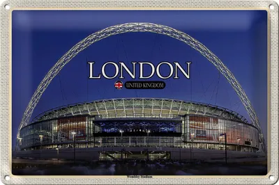 Produktbild von Blechschild Städte Wembley Stadium London England 30x20cm