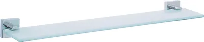 Produktbild von tesa Duschablage Badregal ohne Bohren Bad Ablage Glasablage selbstklebend