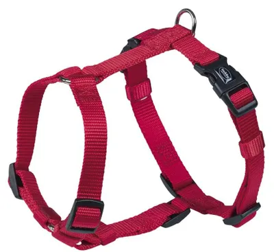 Produktbild von Nobby 73166-01, Hund, Zugfreier Gurt, S-M, Rot, Nylon, jede Rasse
