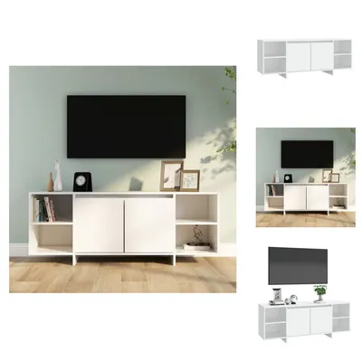 Produktbild von vidaXL TV-Schrank Weiß 130x35x50 cm Holzwerkstoff -  TV-Möbel