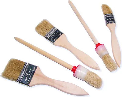 Obrázok produktu pre 5-dielna sada kefiek 1x 1",1,5",2'' + 1x každá veľkosť 4, 6