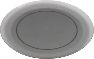Produktbild von 6 Mehrweg Teller in Grau 24cm