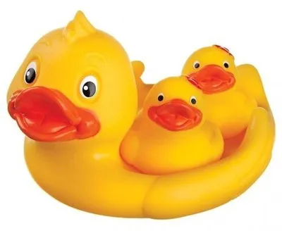 Obrázek produktu pro Hencz Toys Kačenka a děti Mydlovka - gumová hračka