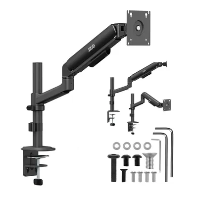 Produktbild von Ergo Office Monitorhalterung/-aufhängung Gasfeder 17"-32" 1-10 kg mattschwarz max. VESA 100x100 ER-691 B