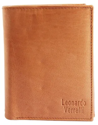 Produktbild von Leonardo Verrelli Herren Geldbörse aus Echtleder. Format 10 x 12 cm.