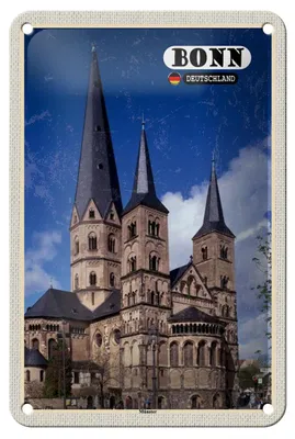 Produktbild von Blechschild Städte Bonn Münster Altstadt Deutschland 12x18cm Schild