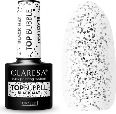 Produktbild von Claresa Top Bubble schwarz matt, kein Abwischen erforderlich - 5 g