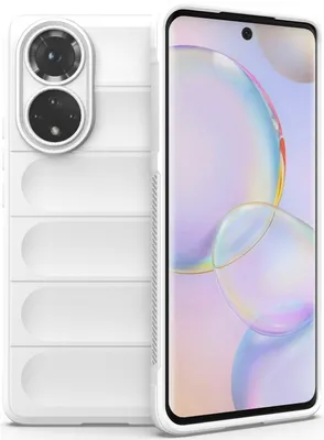 Produktbild von Honor 50 Hülle, Weich TPU Silikon Stossfest Anti-rutsch Schutzhülle für Huawei Nova 9 / Honor 50 Weiß