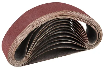 Produktbild von Schleifbänder 12 Stück Körnung 100 für Bandschleifer 40x303 mm