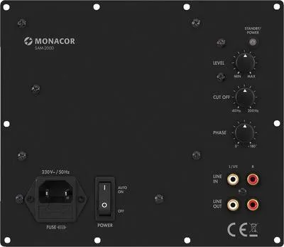 Produktbild von MONACOR SAM-200D Class-D-Subwoofer-Aktiv-Modul, 200 W an 4 O