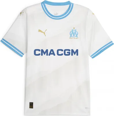 Produktbild von Puma OM Home Shirt Replica Herren Heim Shirt - 771281 01 Puma White, Farbe:Weiß, Textil:XL
