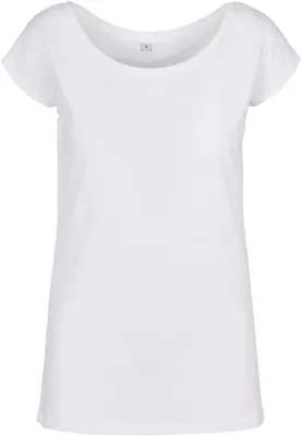 Immagine prodotto di Build Your Brand Basic - T-shirt a collo largo per donna