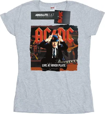 Produktbild von AC/DC - "Live At River Plate Columbia Records" T-Shirt für Damen BI4067 (M) (Grau)