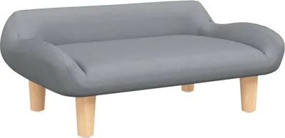 Zdjęcie produktu dla vidaXL Legowisko dla psa jasnoszare 70x40x24 cm tkanina
