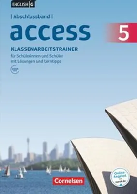 Immagine prodotto di English G Access Abschlussband 5: 9. Schuljahr - Allgemeine Ausgabe - Klassenarbeitstrainer mit Audios und Lösungen online