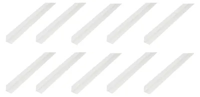 Zdjęcie produktu dla Alberts 10 x profil kątowy, PVC, biały, 60 x 60 x 2 mm, długość 2 m