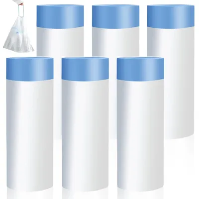 Obrázok produktu pre Solidchoice – 6 kusov vložiek do mačacej toalety so šnúrkami, rozmer 45 x 50 cm