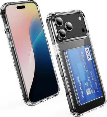 Image de INF Coque Transparente Antichoc avec Fente Carte pour iPhone 17 Pro