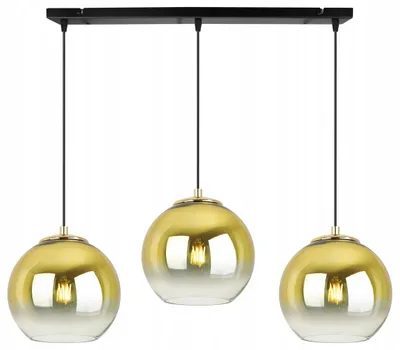 Obrázok produktu pre Závesná lampa Stropný svietnik Zlatý tienidlo 15 cm