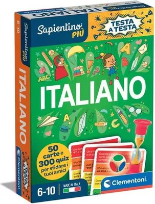 Obrázok produktu pre Clementoni Sapientino Più 16439, Kartová hra, Kvíz, 6 rok / roky