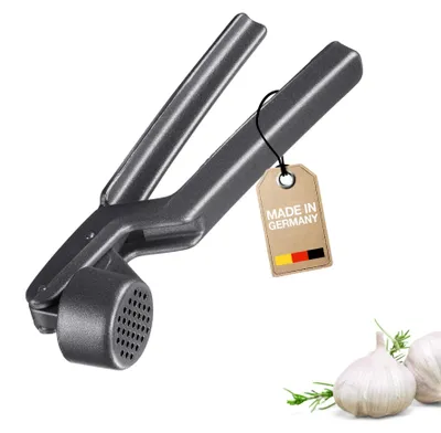 Produktbild von Westmark Knoblauchpresse Novapress Black Edition – Ergonomische Premium Knoblauc