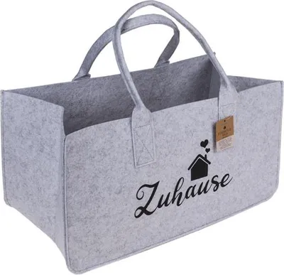 Produktbild von Tragetasche aus Filz 31L 50x25x25cm Filztasche grau oder anthrazit Zuhause