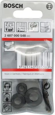 Produktbild von 4-tlg. Tiefenanschlag-Set für das Holzbohren, 6/8/10 mm