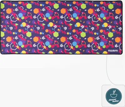 Obrázok produktu pre ItemLab Beans, Viacfarebný, Vzor, Polyester, Guma, Protisklzové nožičky, Herná podložka pod myš