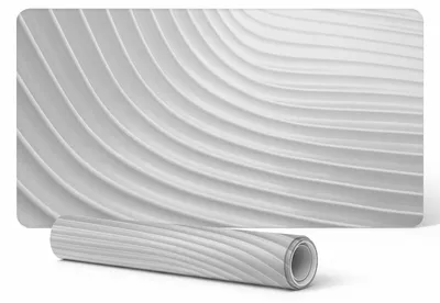 Produktbild von Rutschfeste Schreibtischunterlage mit 3D-Wellenlinienmuster, 120 x 60 cm