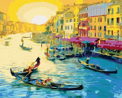 Produktbild von Zuty - Malen nach Zahlen - EIN TAG IN VENEDIG, 40x50 cm, mit Keilrahmen (bereits gespannt)