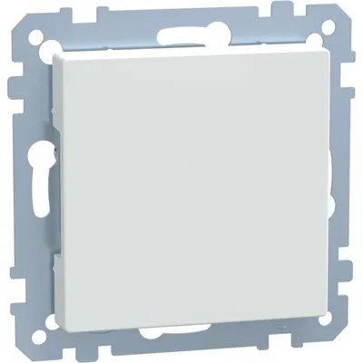 Imagen del producto de Cubierta polar blanca brillante para persiana enrollable Merten, modelo 391619, sistema M