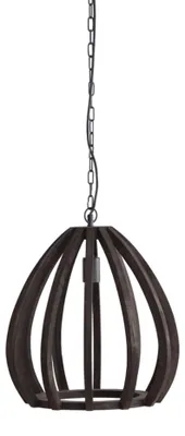 Produktbild von Hängeleuchte - braun - BARSIA - holz - E27 - 2975290 - Light & Living