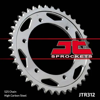 Produktbild von JTSPROCKETS Kettenrad JTR312.40 hinten Kohlenstoffstahl