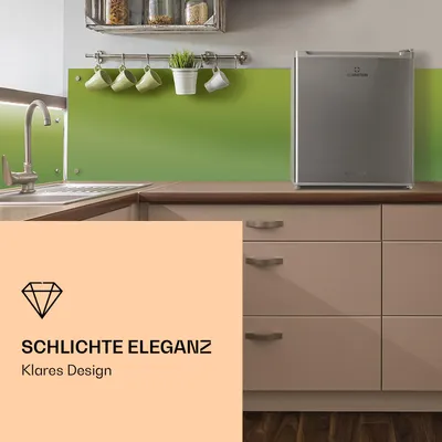 Produktbild von Klarstein Mini Gefrierschrank, Klein & Leise, Freistehender Gefrierschrank, 33L Kleiner Gefrierschrank, Tiefkühlschrank mit Eiswürfelform & Eisschaber, Effiziente Gefrierschränke, Kompakter Freezer