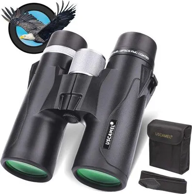 Produktbild von Kompakte 10x42 HD Verrekijker schwarz wasserdicht für Vogelbeobachtung
