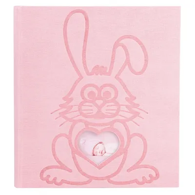 Produktbild von Exacompta Teddy, Pink, 300 Blätter, Bucheinband, Karton, Papier, 100 x 150 mm, Weiß