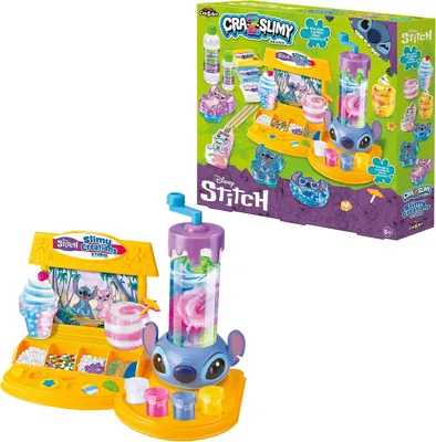 Produktbild von Disney Stitch – Schleim-Bastelset – Weiß, rosa, blau, gelb – CRSLIM51D