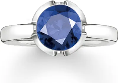 Produktbild von TR2034-048-32-52, TR2034-048-32-54 Ring syn. Korund dunkelblau TR2034-048-32 Thomas Sabo