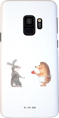 Produktbild von Mr. & Mrs. Panda Samsung Galaxy S9 Handyhülle Hase Igel - Weiß - Geschenk, Herzschmerz, Smartphone Hülle, Handy Schutzhülle, Liebe Spruch, Cover, Lustige Sprüche, Trösten
