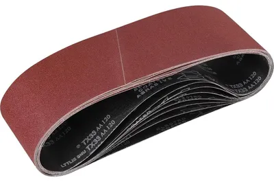 Productafbeelding van Schuurband, 8 stuks, afmetingen 150x1220 mm, korrelgrootte 120.Schuurband, 8 stuks, 150x1220, korrel 120