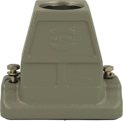 Produktbild von HARTING Han 10HP Direct Tüllengehäuse, 1xM40 gerader Kabelabgang, Schraubverriegelung - 1 Stück