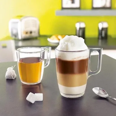 Immagine prodotto di Set di bicchieri per la colazione, 6 pezzi, 25 cl, adatti al microonde