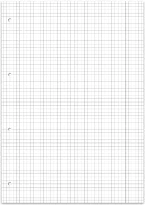 Productafbeelding van Staufen® style 040450028 Schulblock LIN28 - A4, 50 Blatt, 70 g/qm, 5mm kariert mit Randlinien