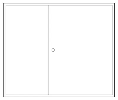 Zdjęcie produktu dla Pusta obudowa G 5/7 - Pusta szafka pomiarowa IP31 1100x1300mm ZSD-G57/31