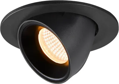 Produktbild von SLV 1005888 NUMINOS GIMBLE S, Deckeneinbauleuchte schwarz 3000K 40°